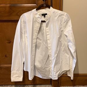 White J Crew button down blouse